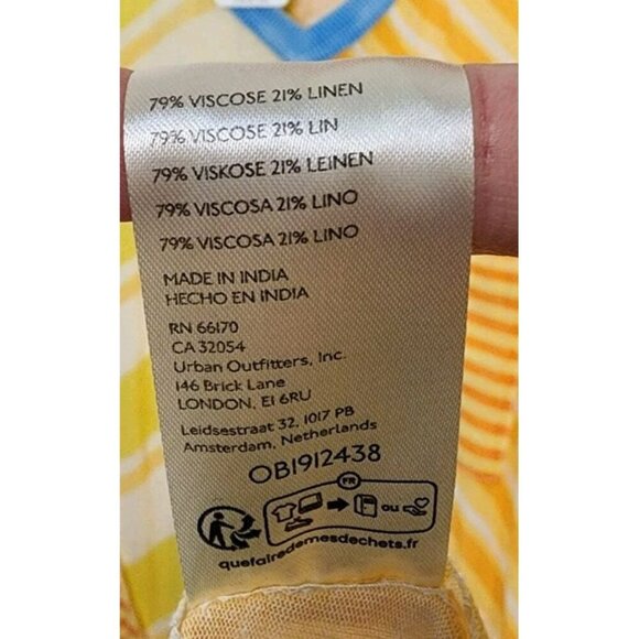 NWT Small Free People Shellyanne Striped Maxi Dress Tangerine Combo Oversized - Picture 6 of 6